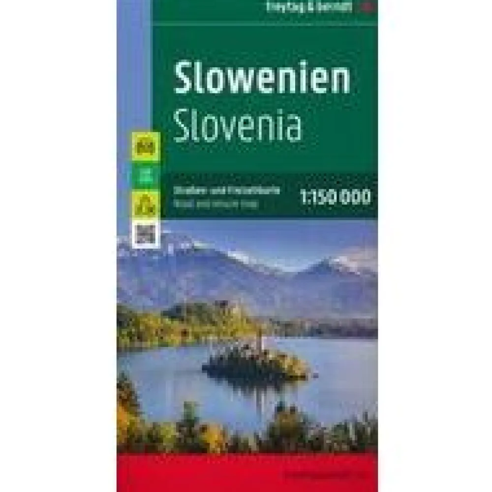 Freytag & Berndt Balkan, Griekenland & Cyprus|Wegenkaart Slovenie 2-zijdig