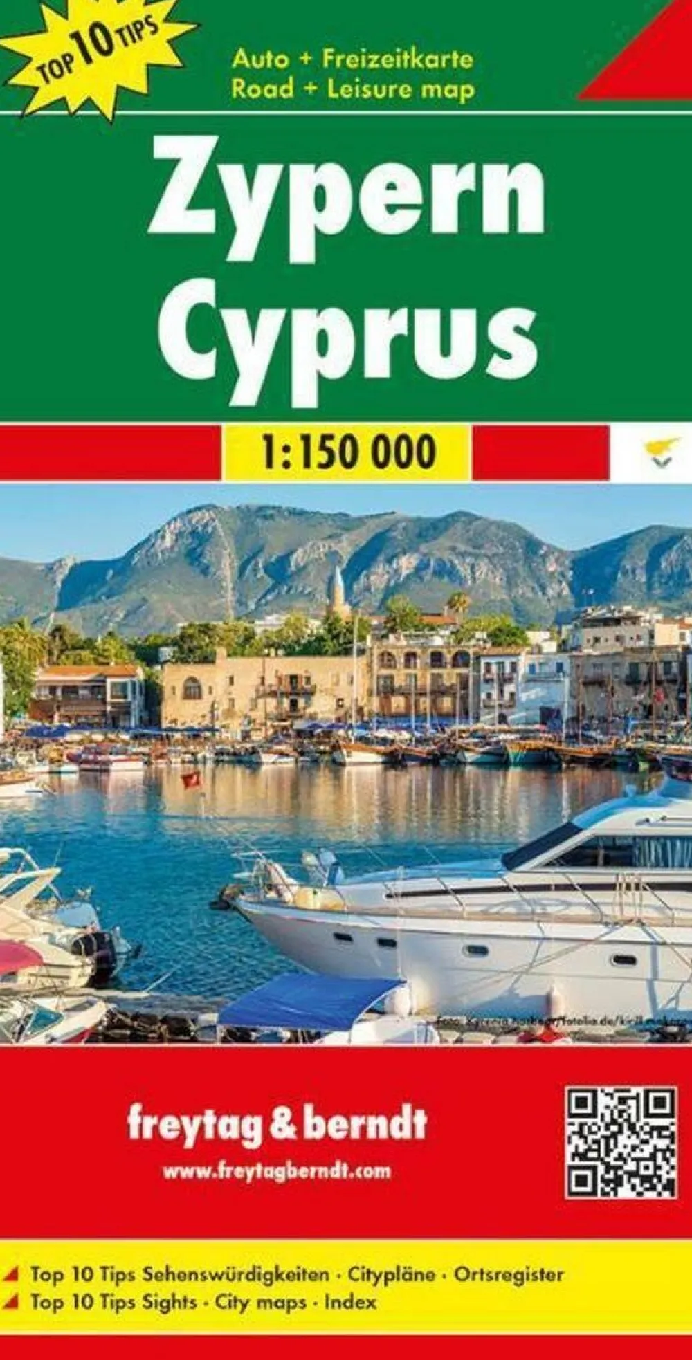 Freytag & Berndt Balkan, Griekenland & Cyprus|Wegenkaart Cyprus