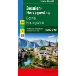 Freytag & Berndt Balkan, Griekenland & Cyprus|Wegenkaart Bosnie-Herzegovina