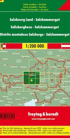 Freytag & Berndt Oostenrijk|Wegenkaart 6 Salzburgerland
