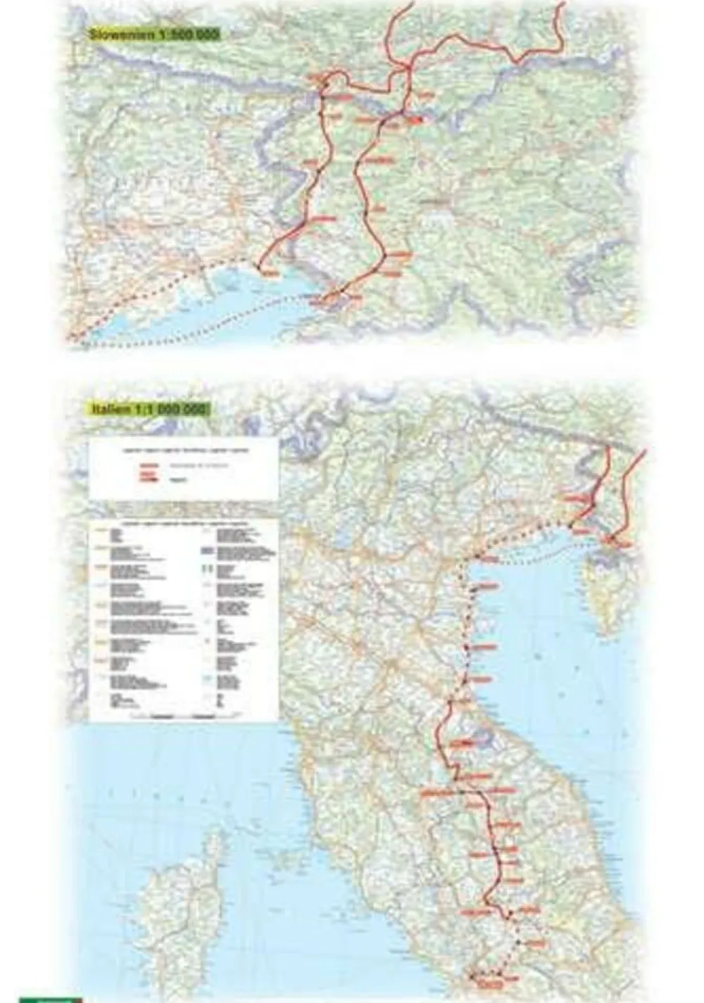 Freytag en Berndt Oost-Europa|Overzichtskaart Via Slavorum I26