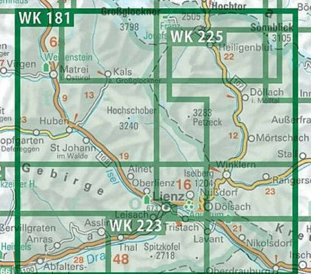 Freytag en Berndt Oostenrijk|Wandelkaart WK181 Kals Heiligenblut