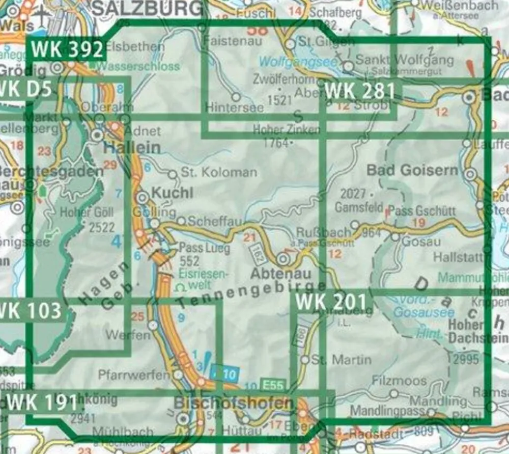 Freytag en Berndt Oostenrijk|Wandelkaart WK392 Tennengebirge