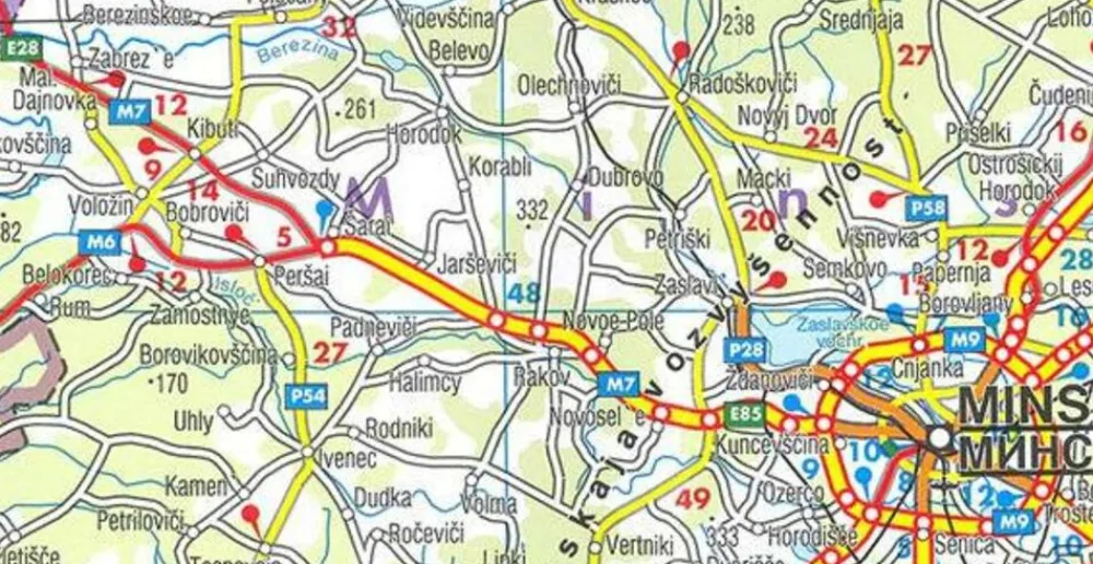 Freytag en Berndt Oost-Europa|Wegenkaart Wit-Rusland