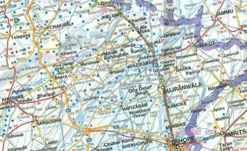 Freytag en Berndt Zuid-Azië|Wegenkaart Pakistan