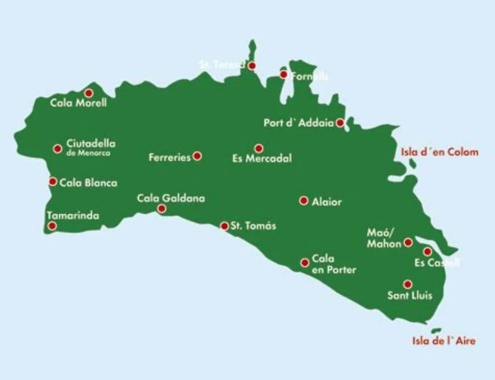 Freytag en Berndt Spanje & Portugal|Wegenkaart Menorca 1:50.000