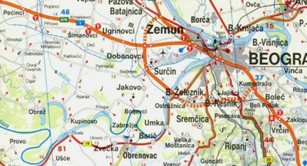 Freytag en Berndt Balkan, Griekenland & Cyprus|Wegenkaart Servië Montenegro