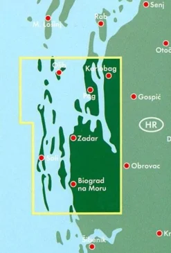 Freytag en Berndt Balkan, Griekenland & Cyprus|Wegenkaart Dalmatische kust 1 Zadar