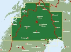 Freytag en Berndt Scandinavië & Ijsland|Wegenkaart 6 Zweden Lapland