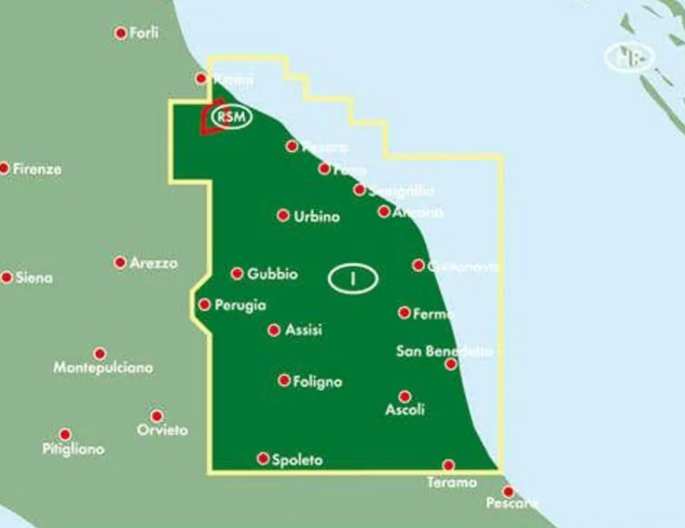 Freytag en Berndt Italië & Malta|Wegenkaart de Marken