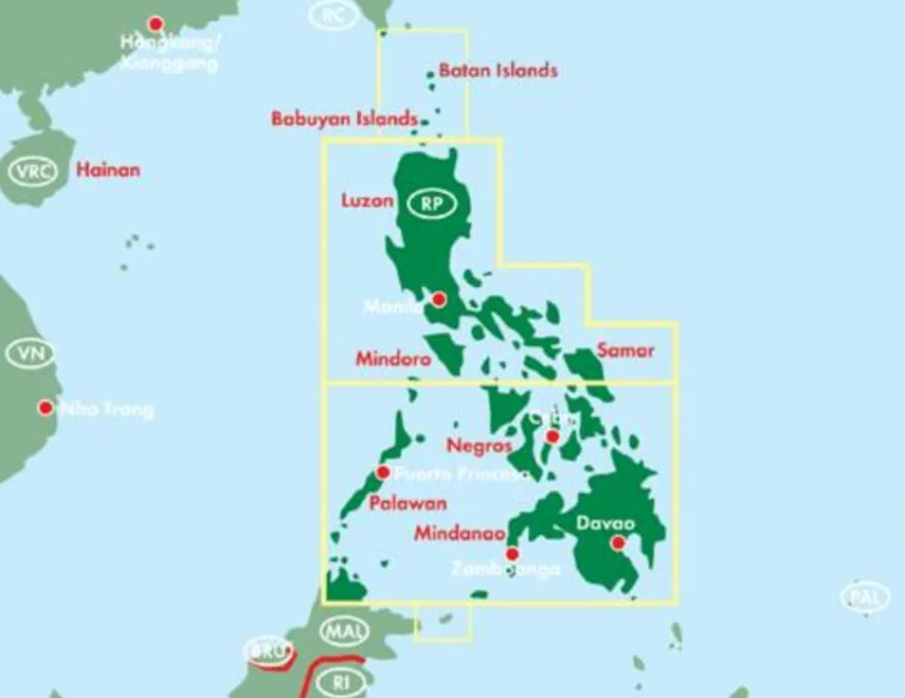 Freytag en Berndt Zuidoost-Azië|Wegenkaart Filipijnen