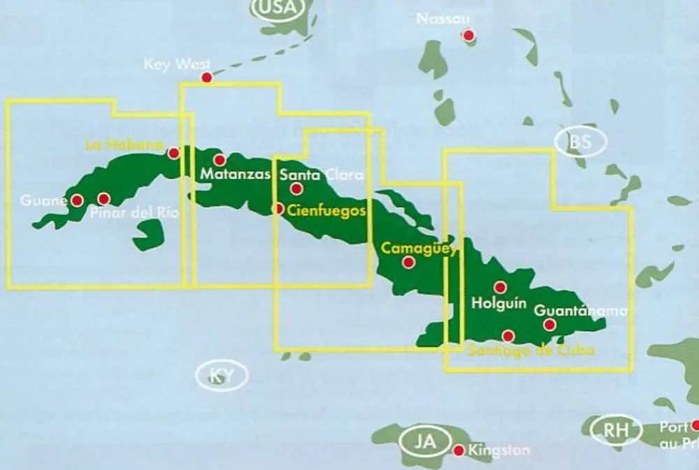 Freytag en Berndt Caribisch Gebied|Wegenkaart set Cuba West en - Oost
