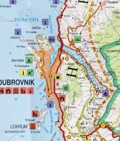 Freytag en Berndt Balkan, Griekenland & Cyprus|Wegenkaart Dalmatische Kust 3 Brac Hvar