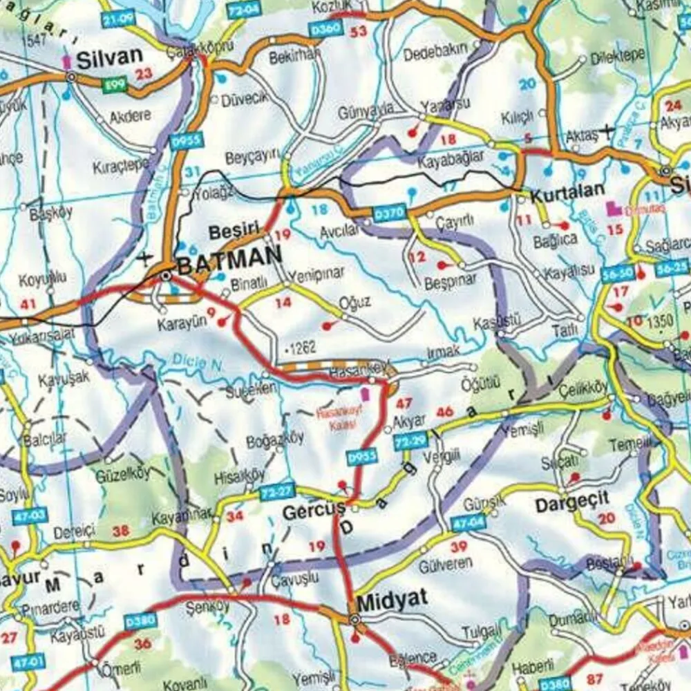 Freytag en Berndt Midden-Oosten|Wegenkaart Turkije