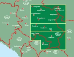 Freytag en Berndt Balkan, Griekenland & Cyprus|Wegenkaart Zuidelijk-Servië