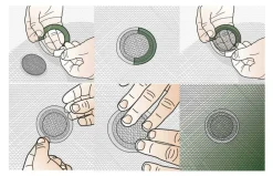 Gear Aid Reparatiemateriaal|Klamboe Accessoires|Muggennet Reparatiekit - 2 plakkers voor gaas