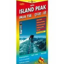 Gecko Maps Nepal, Bhutan & Tibet|Klimkaart Island Peak 1:20.000