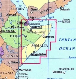 Gizi Map Afrika|Wegenkaart Somalië
