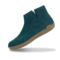 Glerups Sloffen|Boot G - hoge slof met leren zool