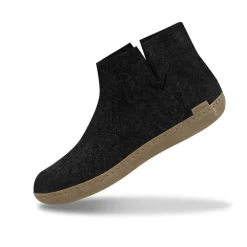 Glerups Sloffen|Boot G - hoge slof met leren zool