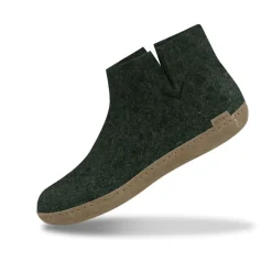 Glerups Sloffen|Boot G - hoge slof met leren zool