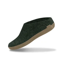 Glerups Sloffen|Slipper B - lage slof met leren zool