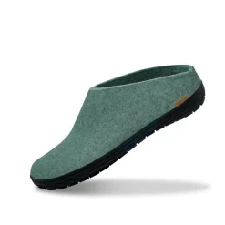 Glerups Sloffen|Slipper BR - lage slof met zwarte rubber zool