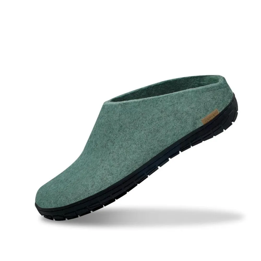 Glerups Sloffen|Slipper BR - lage slof met zwarte rubber zool