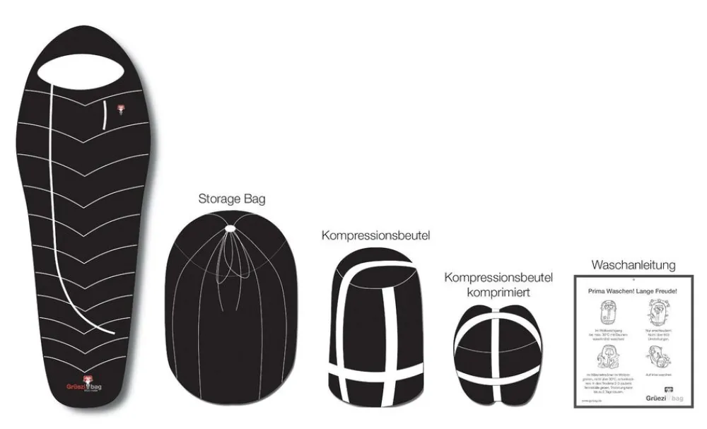 GRUEZI-BAG Slaapzakken & Dekens|Biopod DownWool Subzero