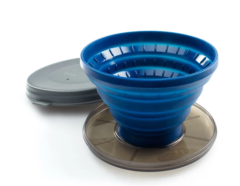GSI Koffie & Toebehoren|Collapsible Java Drip blue inklapbaar koffiefilterhouder