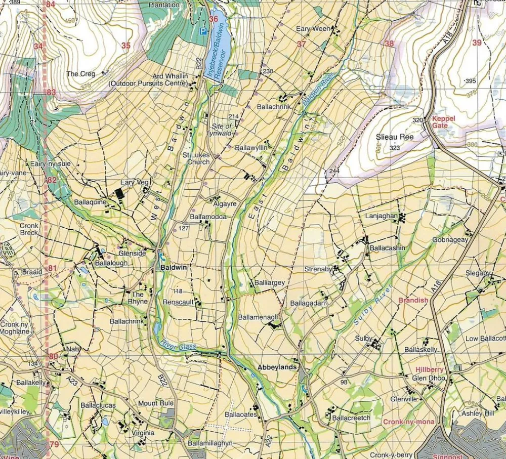 Harvey Maps Groot-Brittanië & Ierland|Wandelkaart XT30 Isle of Man