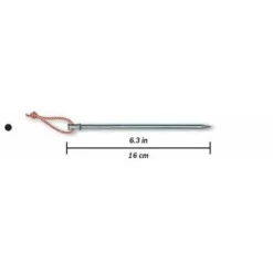 Hilleberg Tentharingen|Ground Peg Stinger - 6 titanium tentharingen