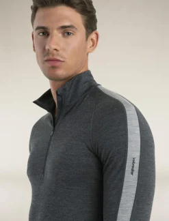 Heren Icebreaker Ondergoed Heren|M Merino 200 LS Half Zip