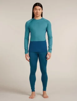 Heren Icebreaker Ondergoed Heren|M Merino 200 ZoneKnit LS Crewe