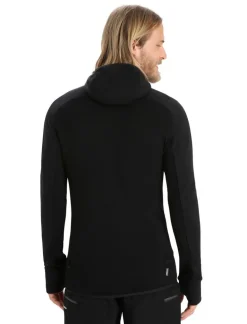 Heren Icebreaker Vesten|M Quantum zoneknit LS zip hoody