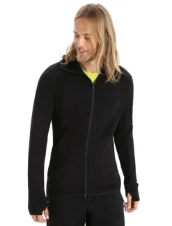 Heren Icebreaker Vesten|M Quantum zoneknit LS zip hoody