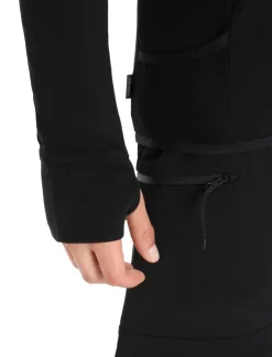 Heren Icebreaker Vesten|M Quantum zoneknit LS zip hoody