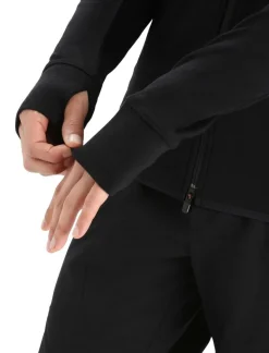 Heren Icebreaker Vesten|M Quantum zoneknit LS zip hoody