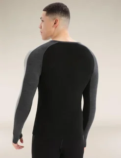 Heren Icebreaker Ondergoed Heren|M Zoneknit 200 LS Crewe