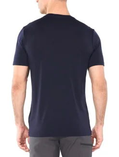 Heren Icebreaker Shirts Heren|Mens tech lite ss crewe glacial lines