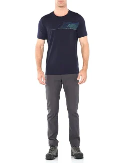 Heren Icebreaker Shirts Heren|Mens tech lite ss crewe glacial lines