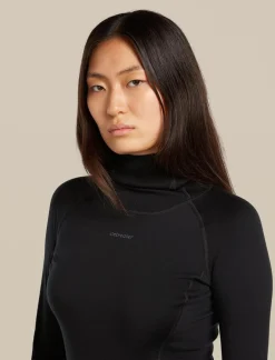 DAMES Icebreaker Truien|Ondergoed Dames|W 300 MerinoFine Polar LS Roll Neck