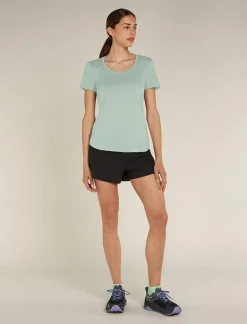 DAMES Icebreaker Shirts Dames|W Merino 125 Cool-lite Sphere III SS scoop