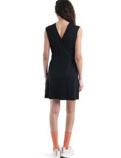 DAMES Icebreaker Rokjes & Jurken|W Merino 200 Granary Sleeveless V Neck Dress