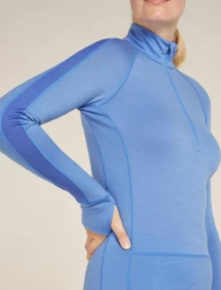 DAMES Icebreaker Ondergoed Dames|W Merino 200 LS Half Zip