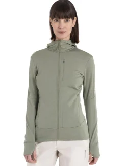 DAMES Icebreaker Vesten|W Merino 260 Quantum IV LS zip hoodie