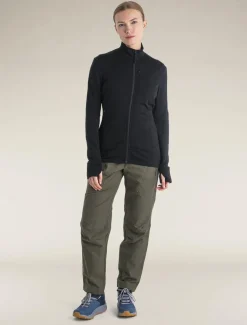 DAMES Icebreaker Vesten|W Merino 260 Quantum IV LS Zip