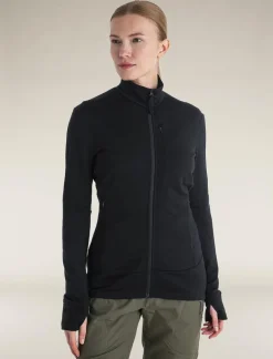 DAMES Icebreaker Vesten|W Merino 260 Quantum IV LS Zip