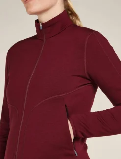 DAMES Icebreaker Vesten|W Merino 560 Realfleece Element II LS Z