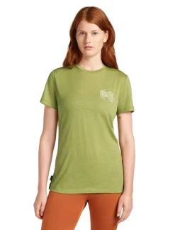 DAMES Icebreaker Shirts Dames|W Merino 150 Tech Lite ss Tee Adventure Ride